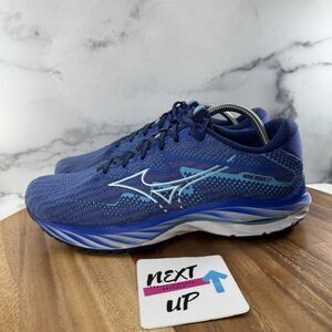 Women’s size 10.5-Mizuno Wave Rider 27 Blue White Running Shoes Sneakers